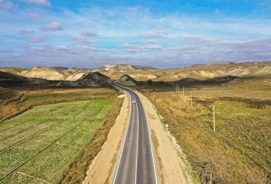 В Республике Дагестан отремонтировали участок автодороги Дербент – Хучни – Хив